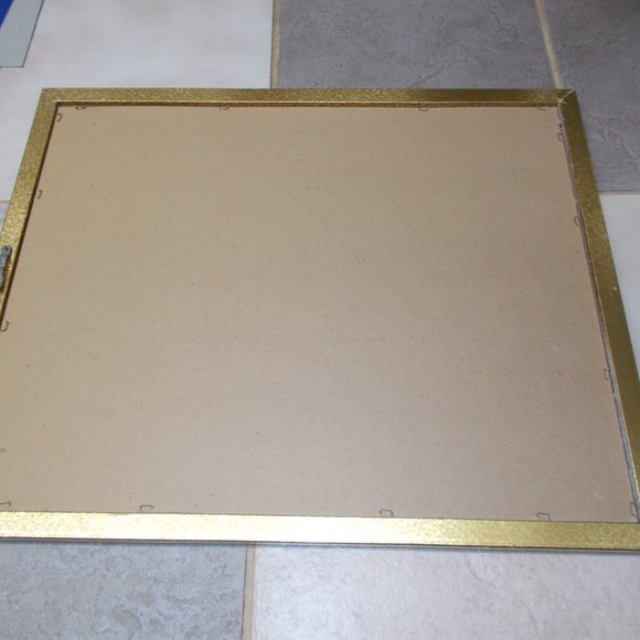 Gorgeous Rose print matted & framed under glass, approximately 17.5"x21.5" - Picture 3 of 3